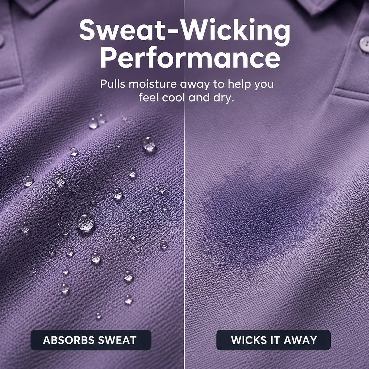 Men’s Everyday Contrast-Collar Polo 3-Pack