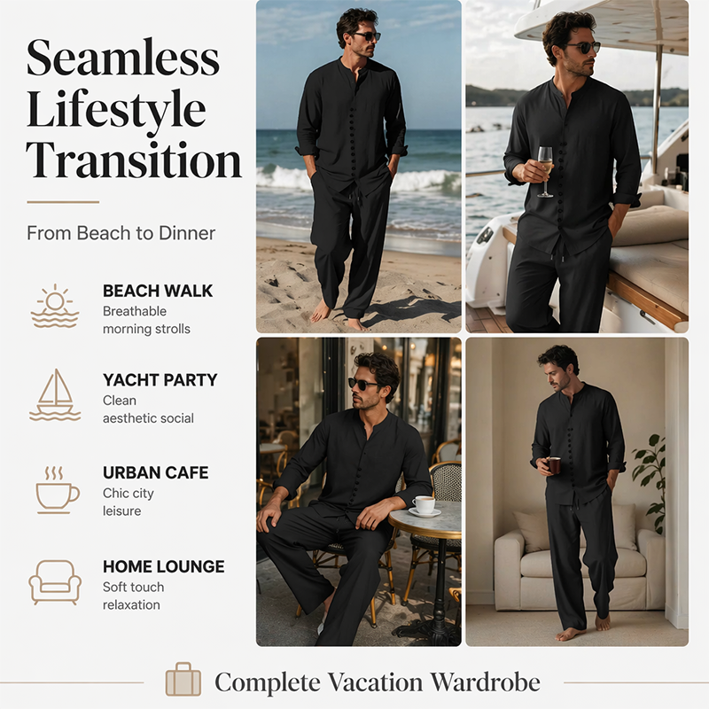 ✨🛍️Fresh Drop - Casual 2-Piece Set with Shorts – Versatile Comfort & Clean Silhouette