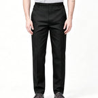 Men's Slim-Fit Casual Pants with Elastic Waist